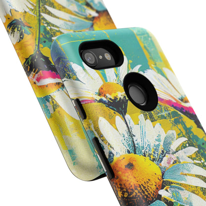 Colorful Daisy Floral Tough Phone Case