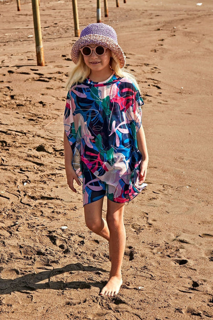 Kids' Patterned Colorful Pareo P2431