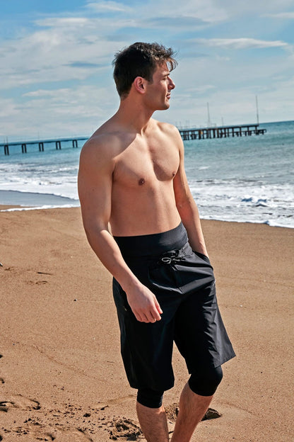 Black Men's Shorts S2401