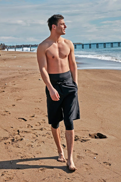 Black Men's Shorts S2401