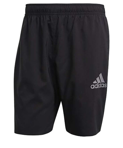 adidas Men's Solid Classic Length Swim Short - BLACK/GREY THREE