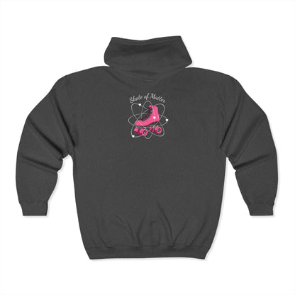 Retro Skater Unisex Zip Hooded Sweatshirt