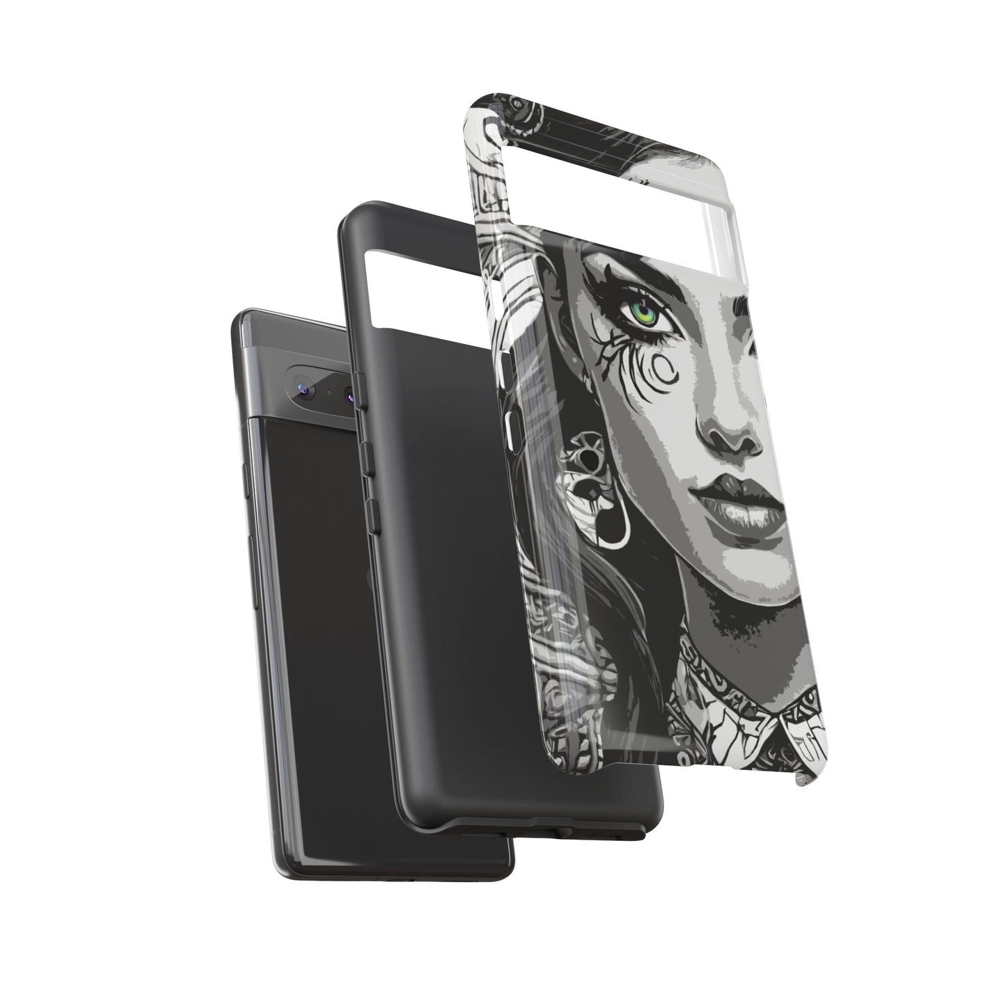 Green Eyed Devilish Beauty Tough Phone Case