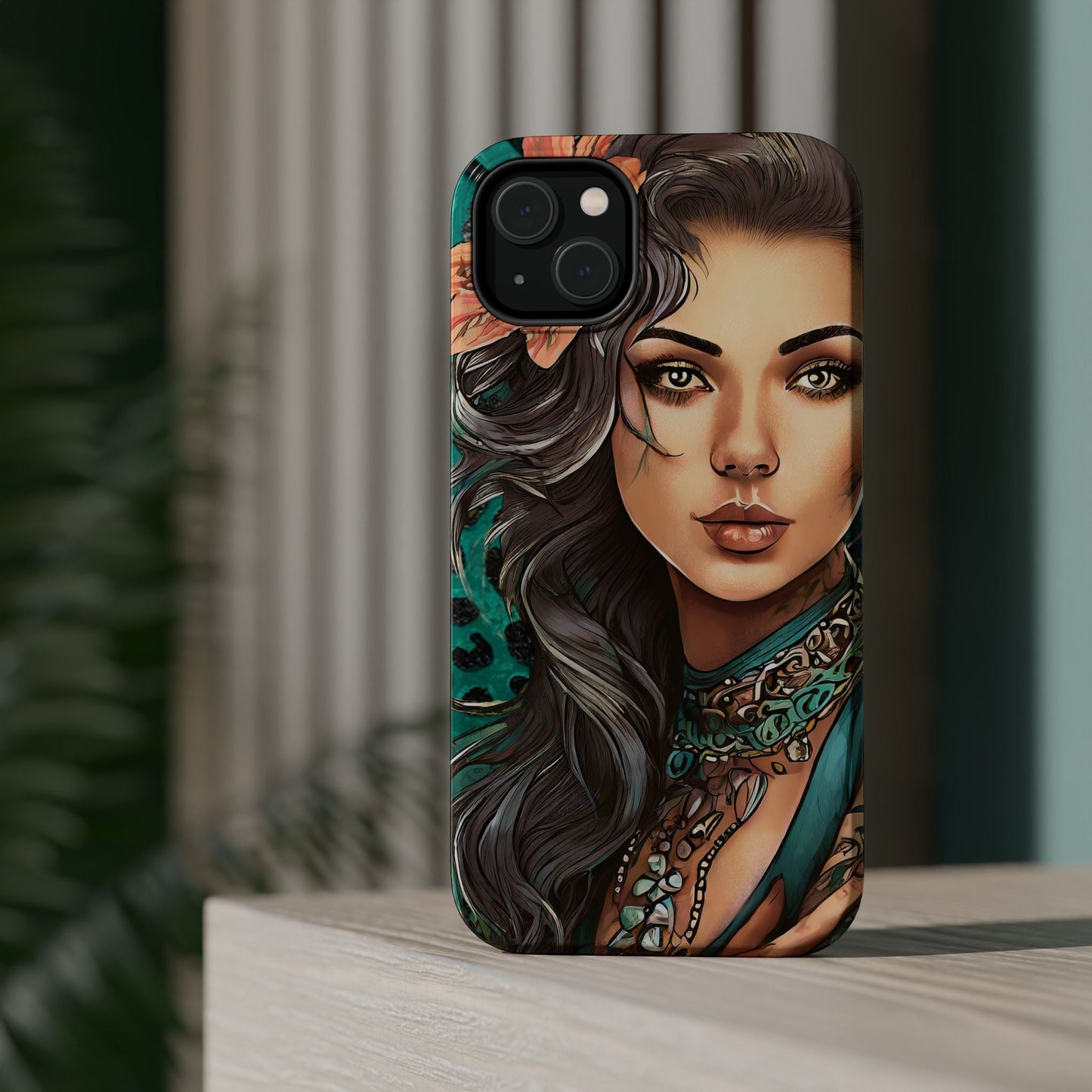 Vibrant Beauty Magnetic Tough Phone Case