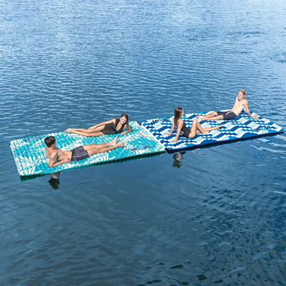 WOW Sports Teal Palm Leaves Water Walkway