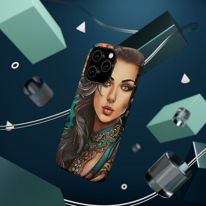Vibrant Beauty Magnetic Tough Phone Case