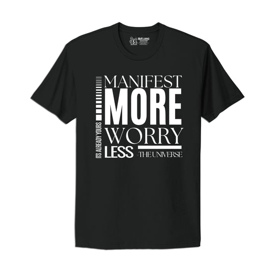 Manifest More Unisex T-shirt- Infused With Fluorite Crystals