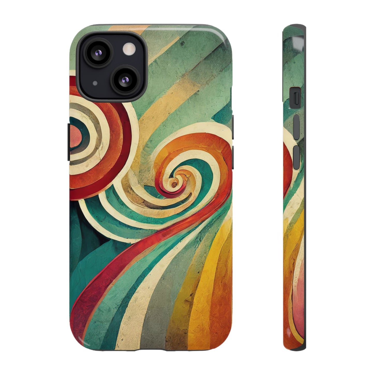 Colorful Swirl Tough Phone Case