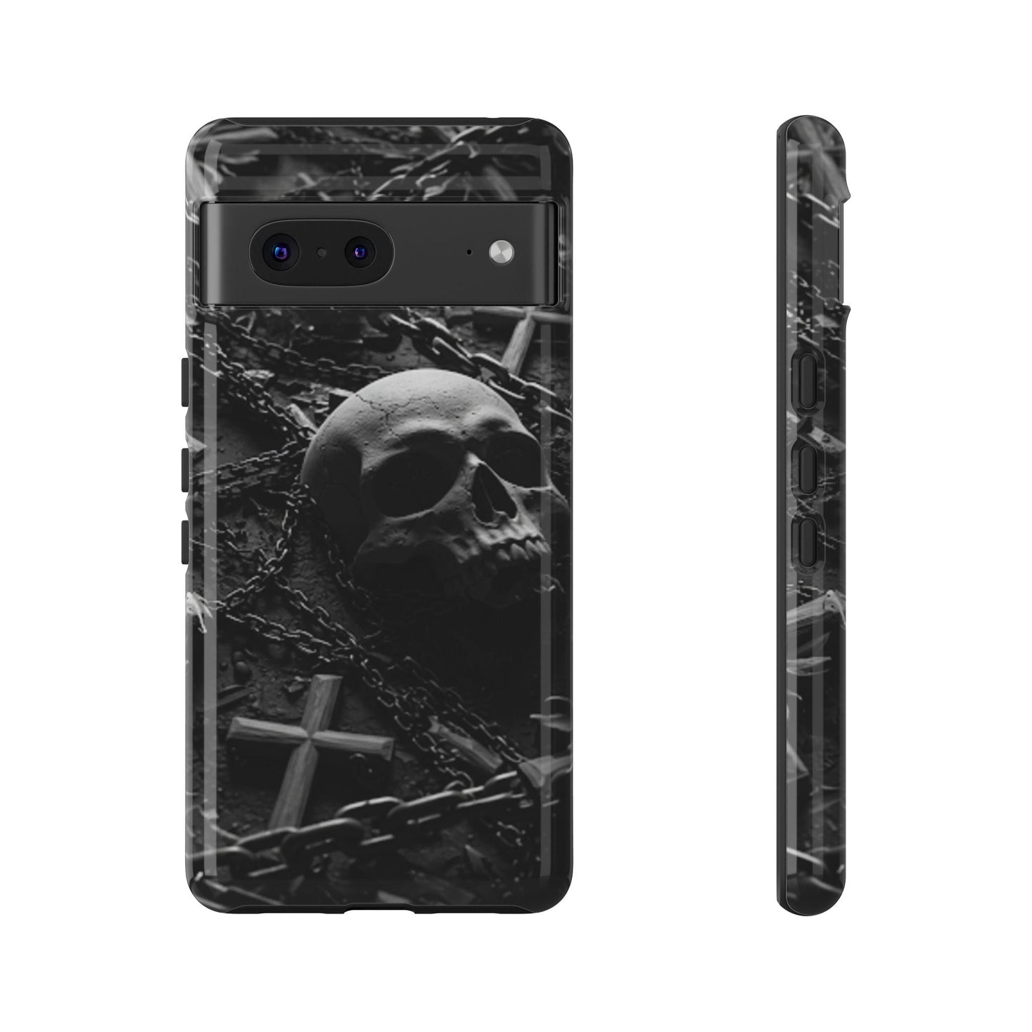 Gothic Skull Tough Phone Case