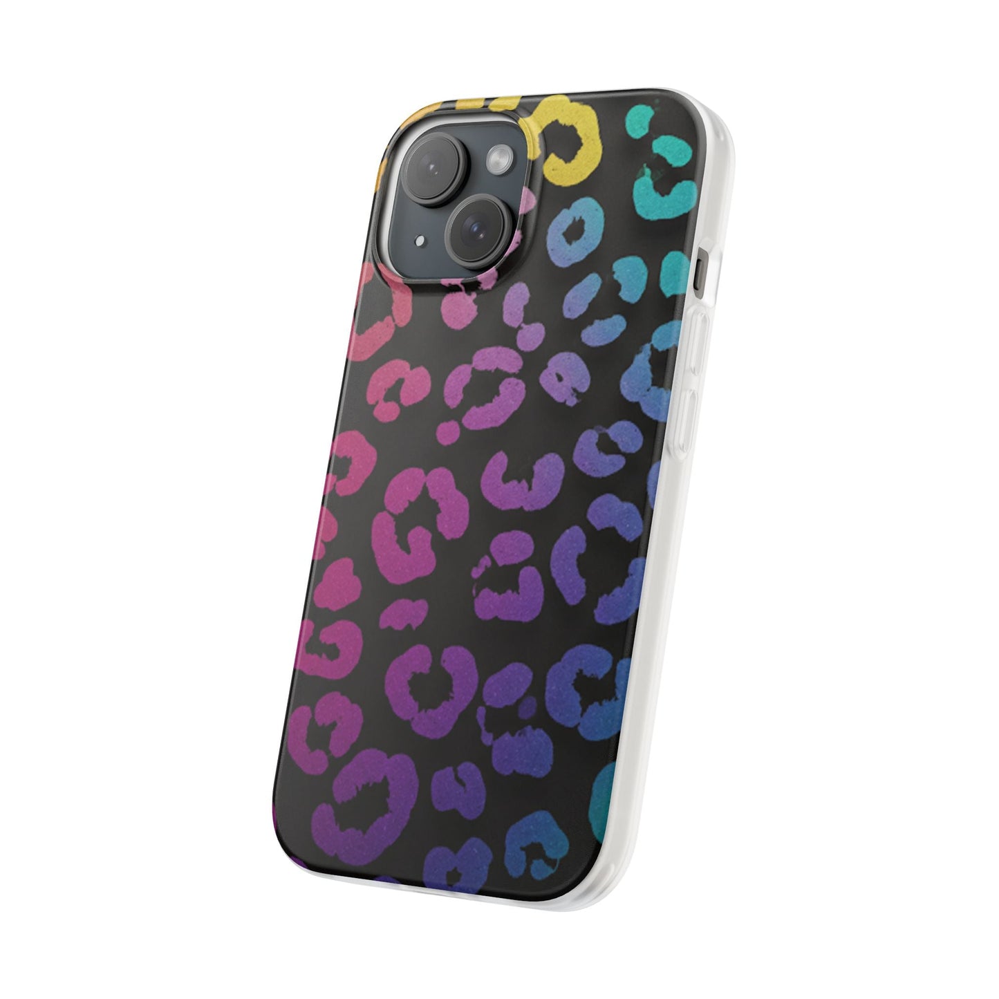 Vibrant Leopard Print Flexi Phone Case