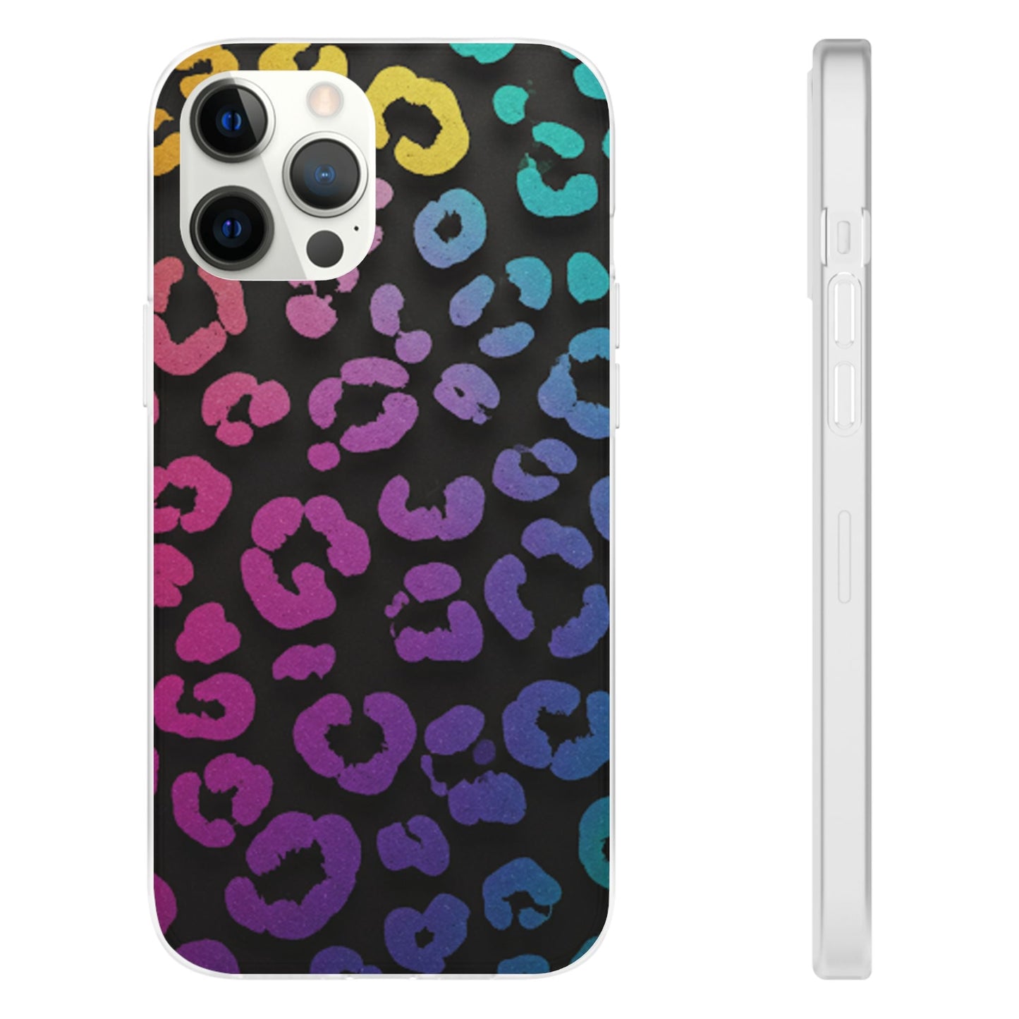 Vibrant Leopard Print Flexi Phone Case