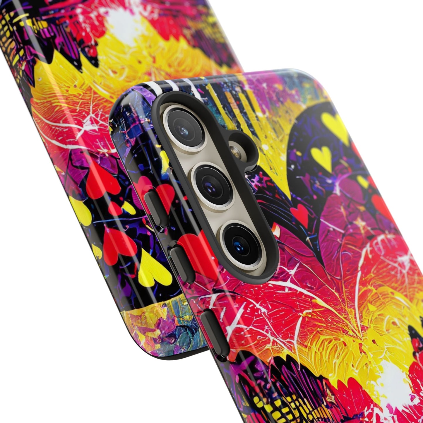 Vibrant Heart Sunset Tough Phone Case