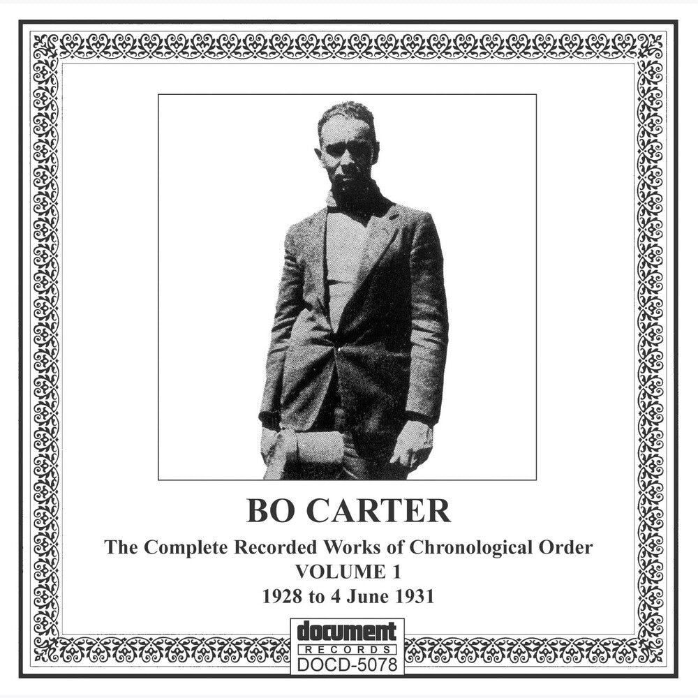Bo Carter - Vol. 1-(1928-31) [CD]