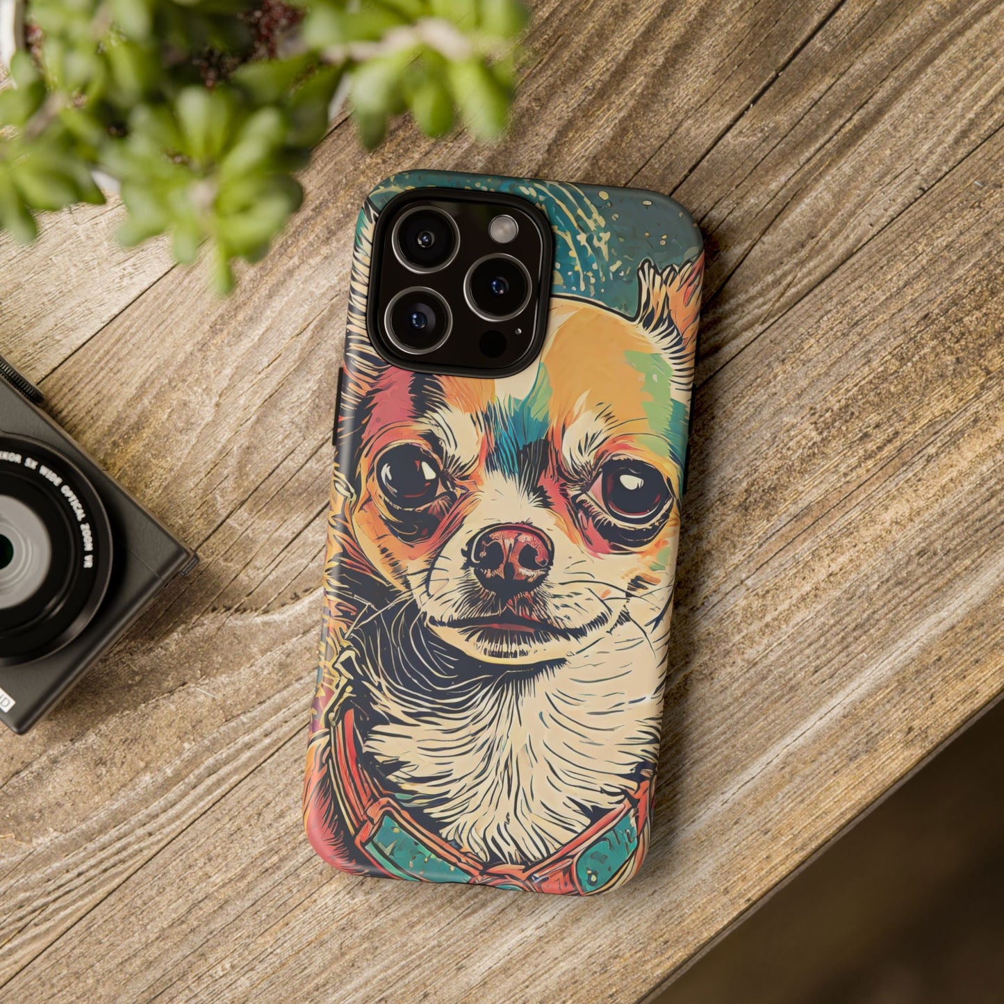 Abstract Chihuahua Tough Phone Cases