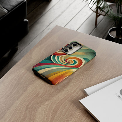 Colorful Swirl Tough Phone Case