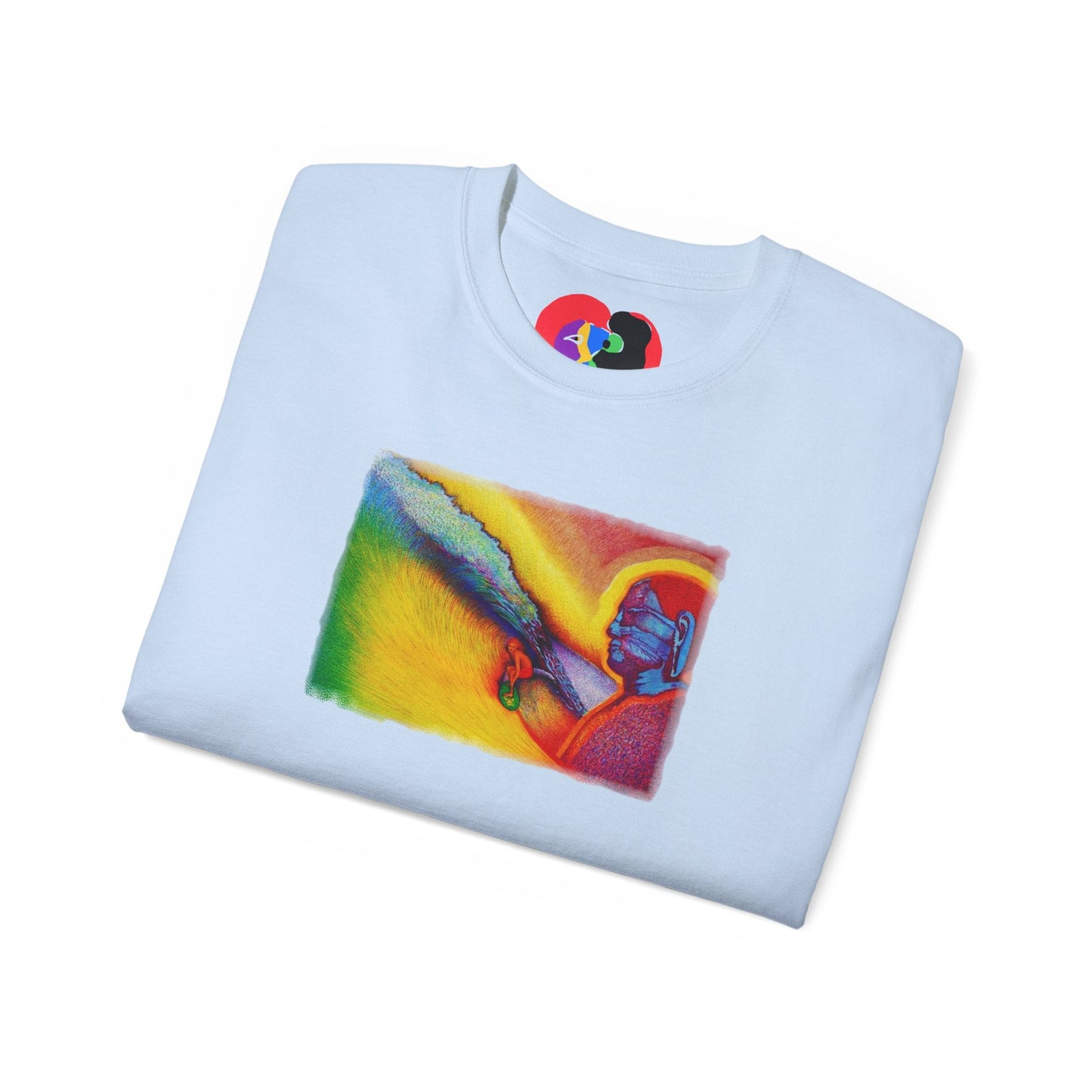 Surf is My Buddha Tablet Print Unisex Ultra Cotton Tee