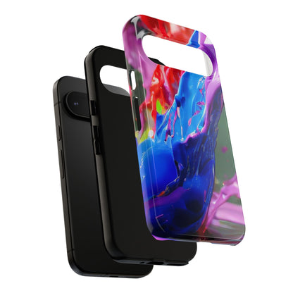 Vibrant Color Splash Tough Phone Case