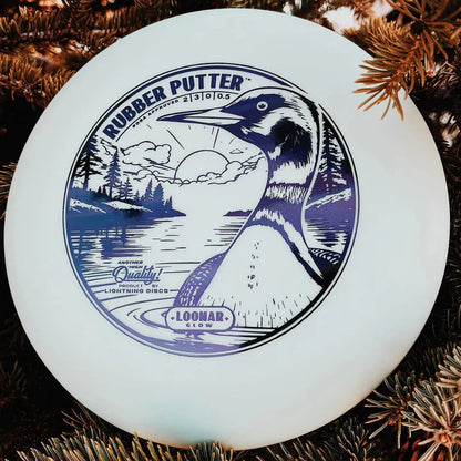 Lightning Loonar Glow Rubber Putter Golf Disc - Triathlete Store