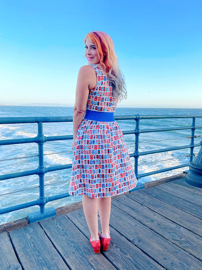Sunny Days Fit & Flare Dress - Large only