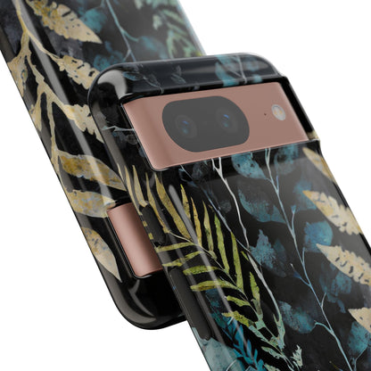 Dark Floral Tough Phone Case