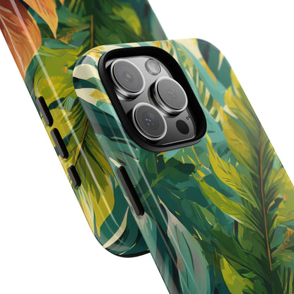 Tropical Leaf Tough Phone Case