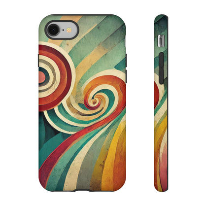 Colorful Swirl Tough Phone Case