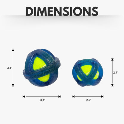 TPR-Coated Agility Tennis Ball Dog Toy – Durable & Pet-Safe