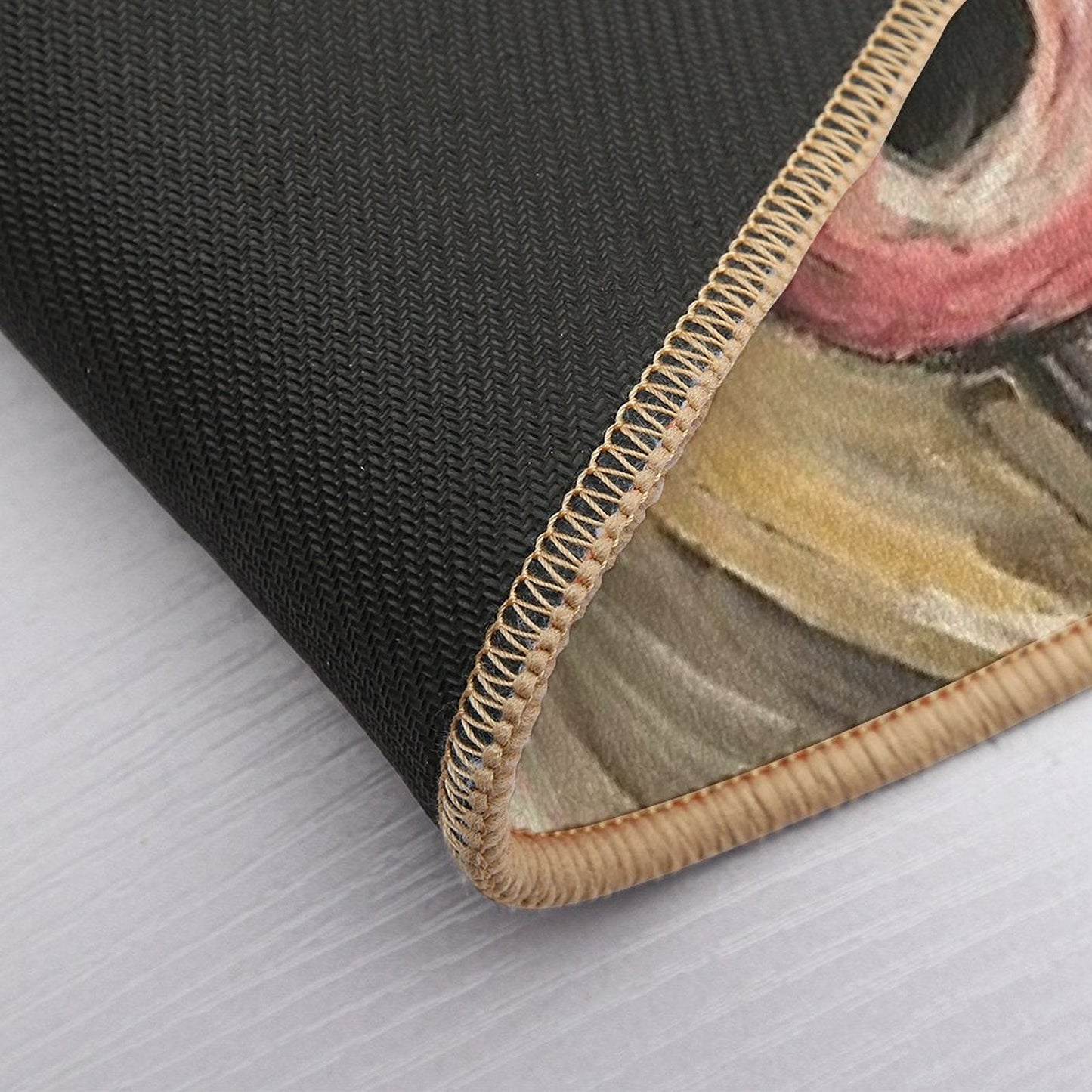 Cute Pig with Glasses Art Bath Mat