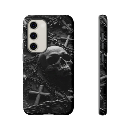 Gothic Skull Tough Phone Case