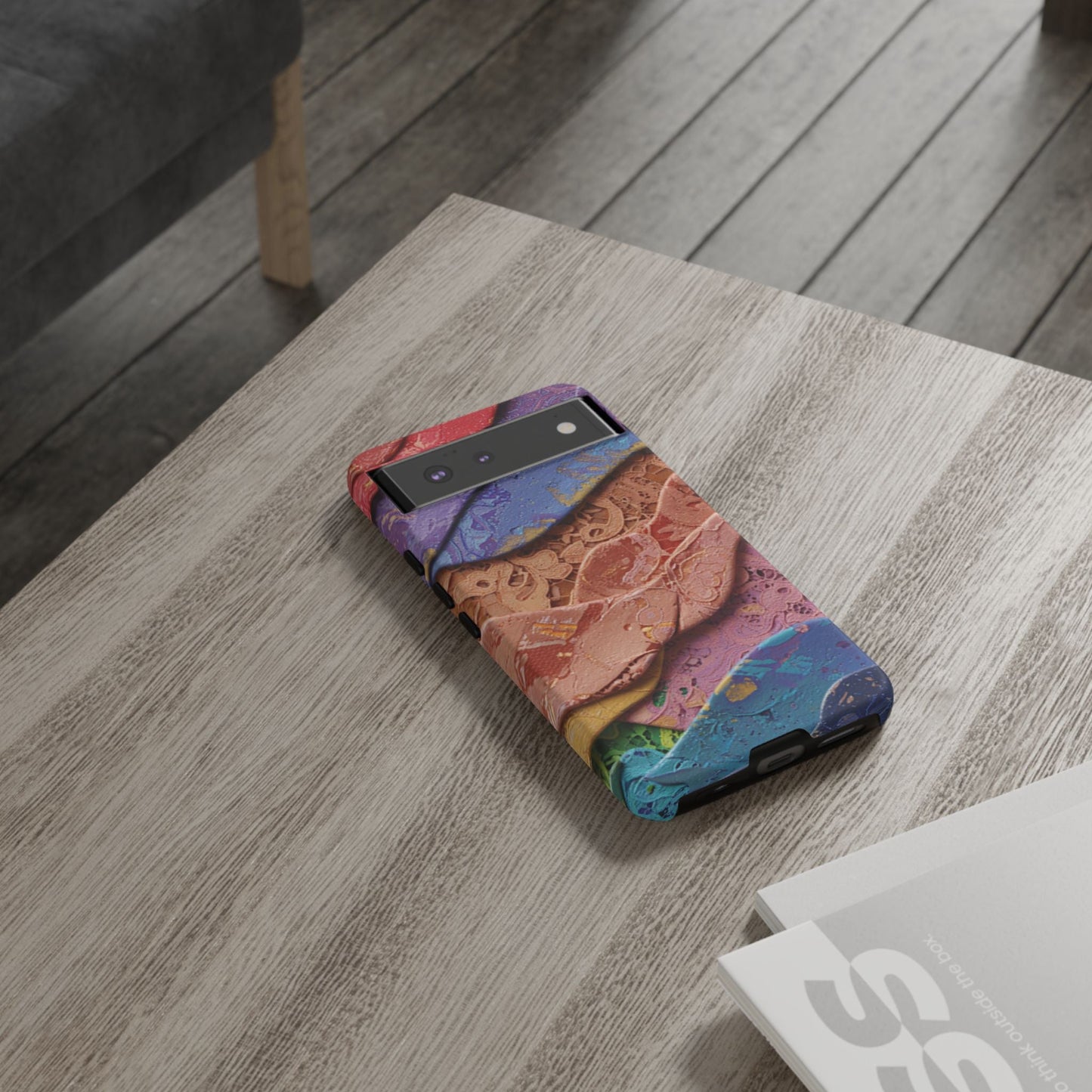Abstract Painted Lace Tough Phone Case