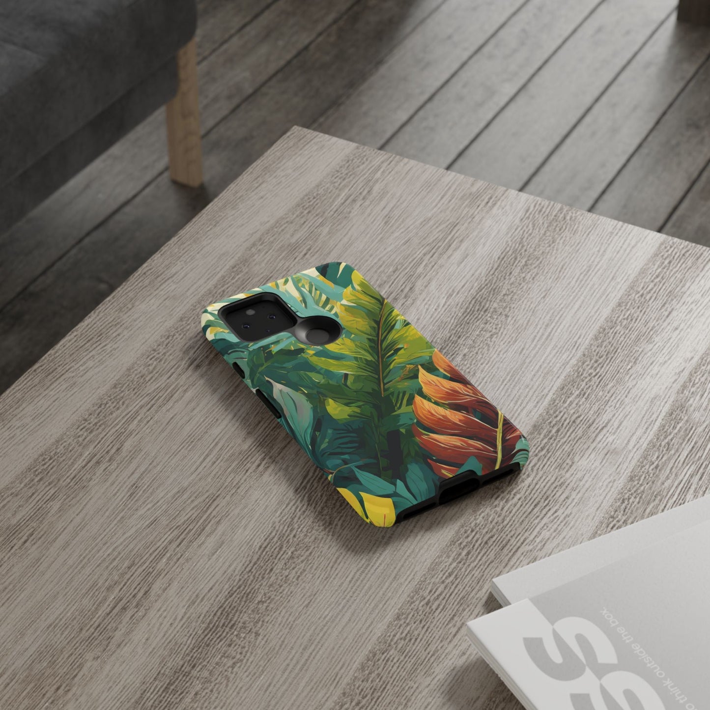 Tropical Leaf Tough Phone Case