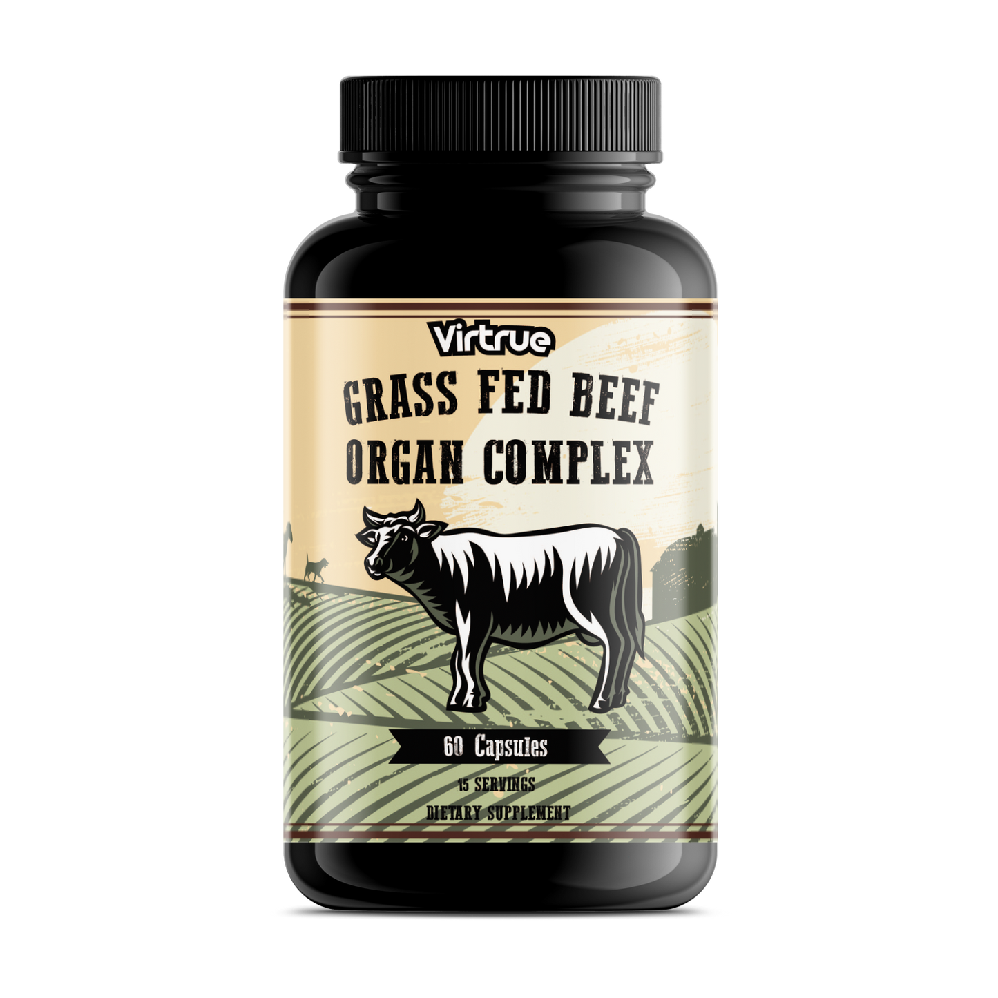 Grass Fed Beef Organ Complex Capsules