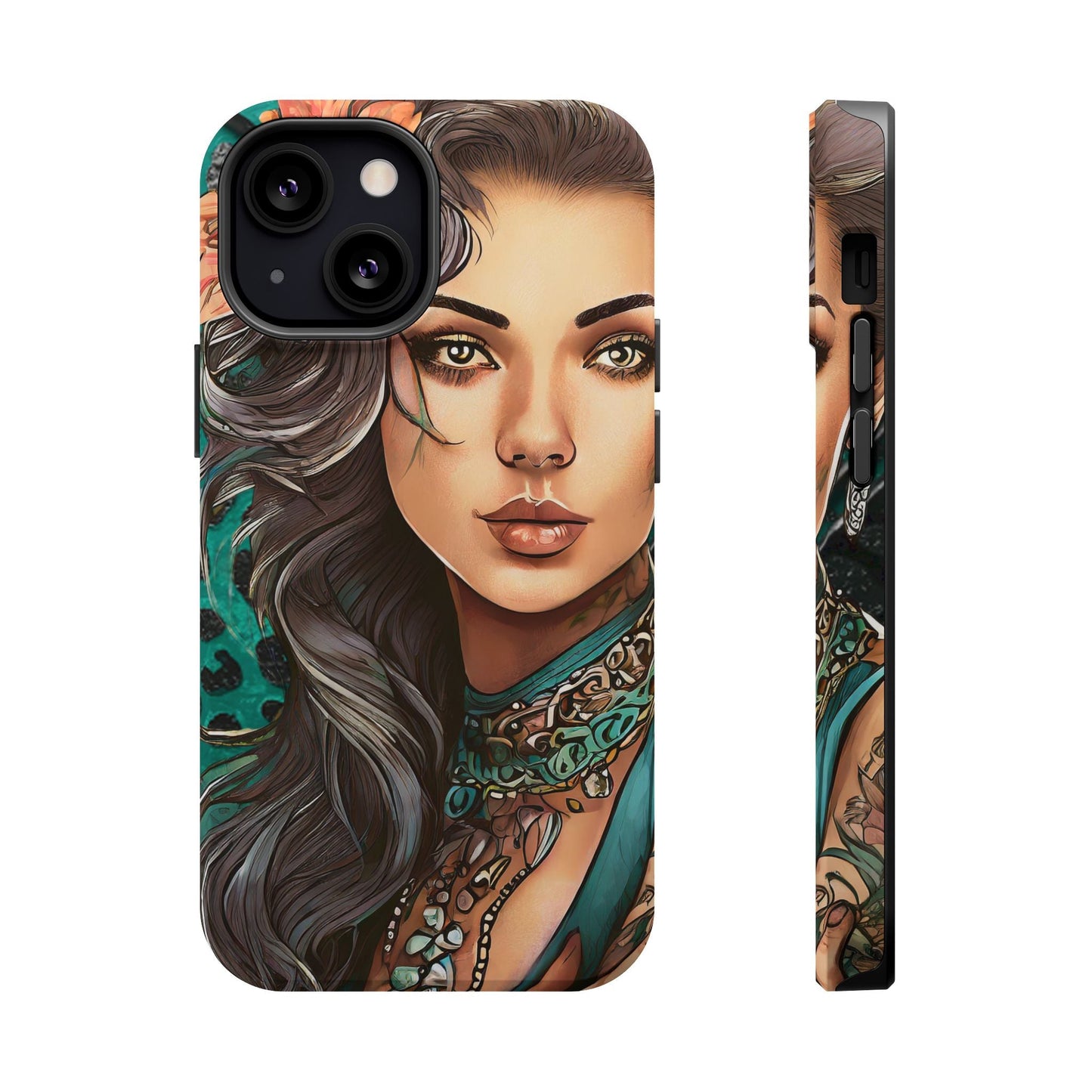 Vibrant Beauty Magnetic Tough Phone Case