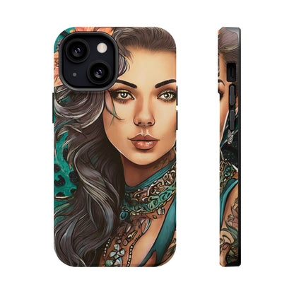 Vibrant Beauty Magnetic Tough Phone Case