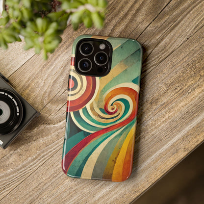Colorful Swirl Tough Phone Case