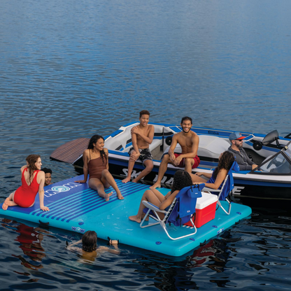 WOW Sports 10'x8'x6" Drop Stitch Vacation Station Dock