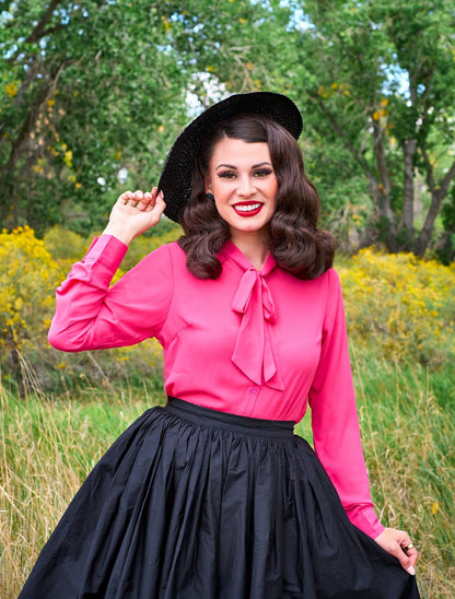Helen Retro Blouse in Pink - Triathlete Store