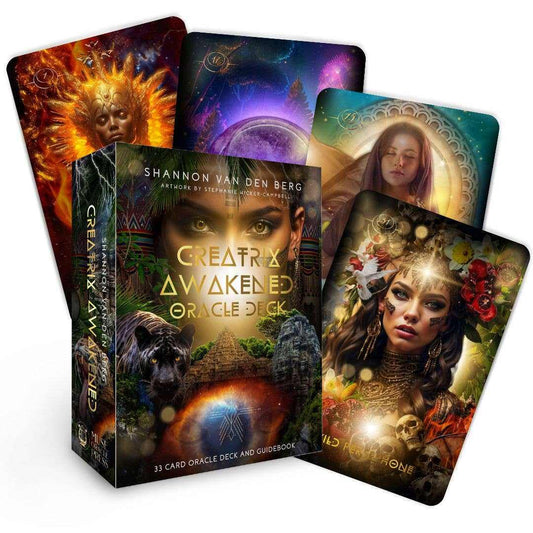 Creatrix Awakened Oracle Deck (33 Cards & 126-Page Book)