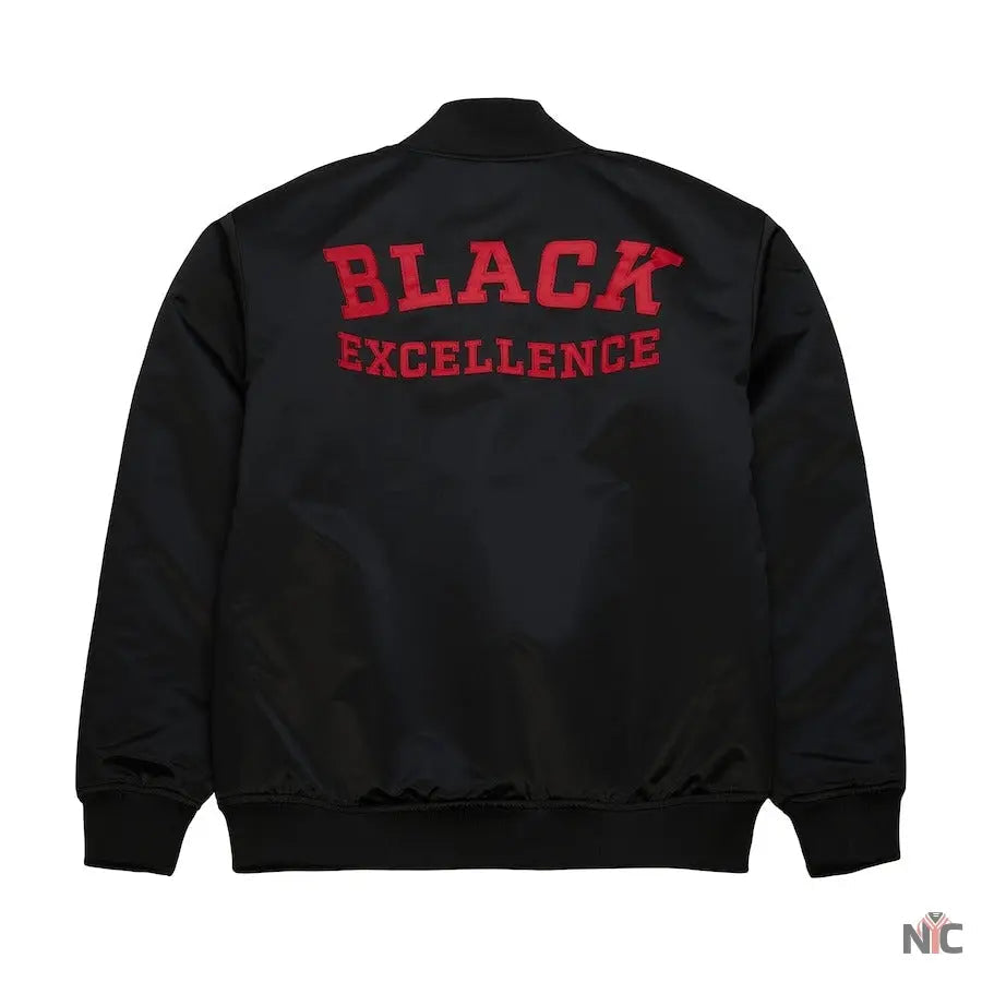 49ers Black Excellence Varsity Jacket
