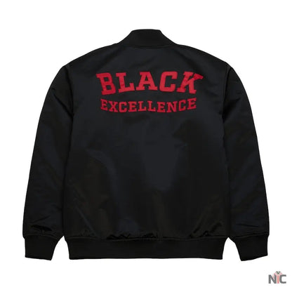 49ers Black Excellence Varsity Jacket