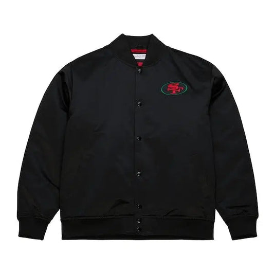 49ers Black Excellence Varsity Jacket