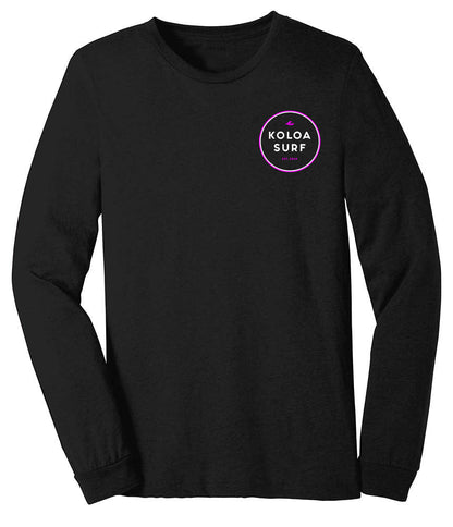 The Koloa Original Circle Ladies Long Sleeve- Pink