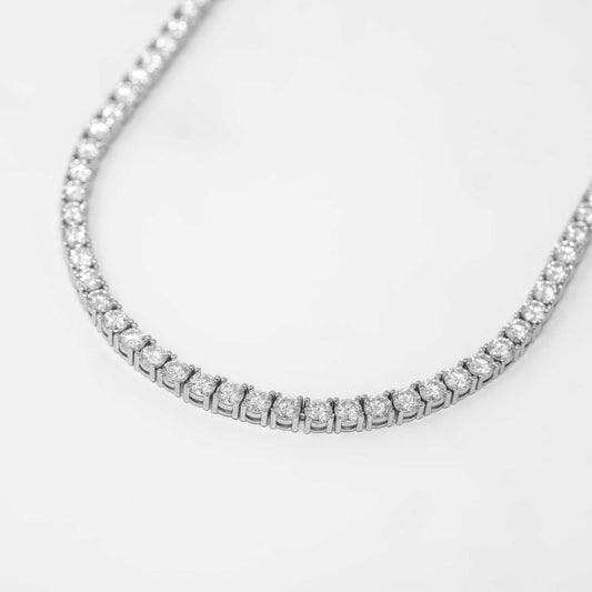 4mm Moissanite Tennis Chain