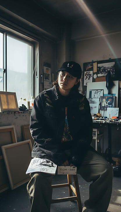 Amazed Cat Corduroy Hat