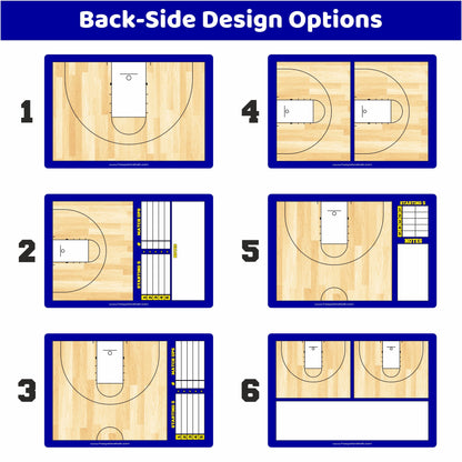 MEN'S NCAA Custom Classic Magnetic Coaching Board 15.7'' x 10.6'' / 40 x 27 cm