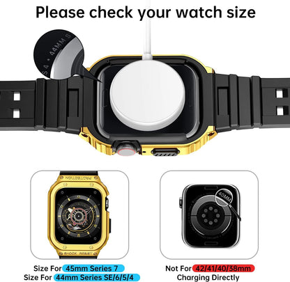 Apple Watch Band+Case 44MM, 45MM, 49MM
