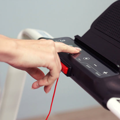 DeerRun A5 Pro Smart 2 in 1 Folding Treadmill Pink with Handrail, 300Lbs