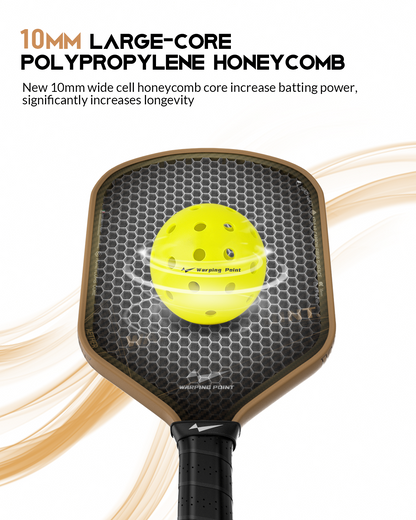 Aether Hybrid Pickleball Paddle Kevlar Carbon Fiber 16mm - Power & Control