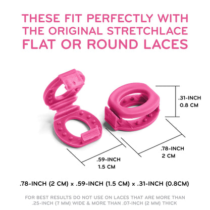 Pink Knot Bow Clip Shoelace Accessory