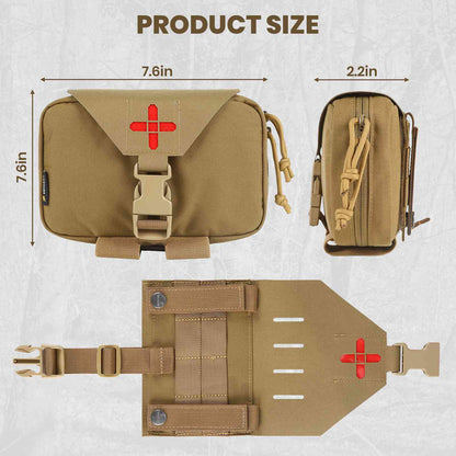 Votagoo IFAK Pouch, First Aid Pouch for Outdoor Emergency Survival Bags